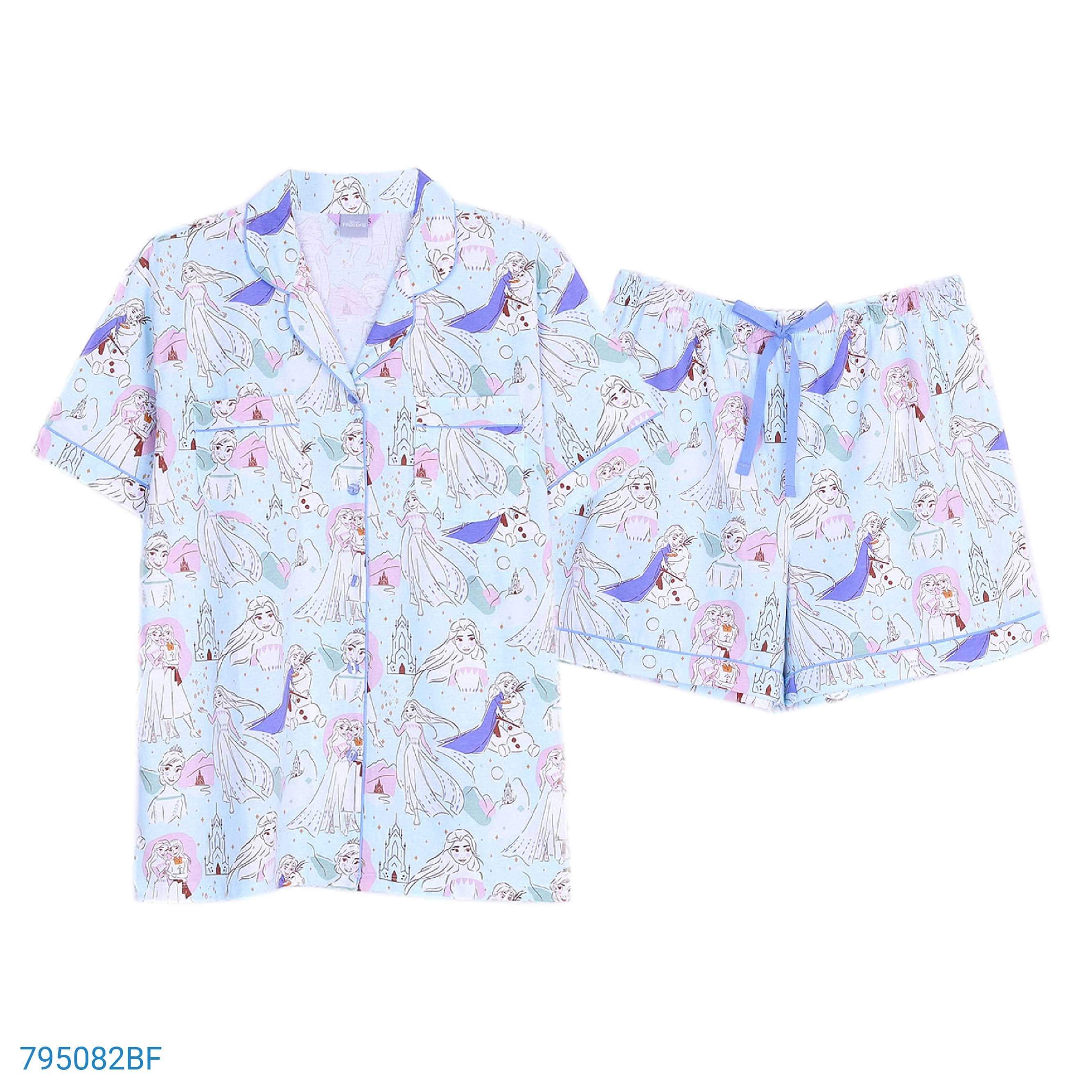 Disney Frozen Magic of Nature _Short Sleeve Shirt With Short Pants