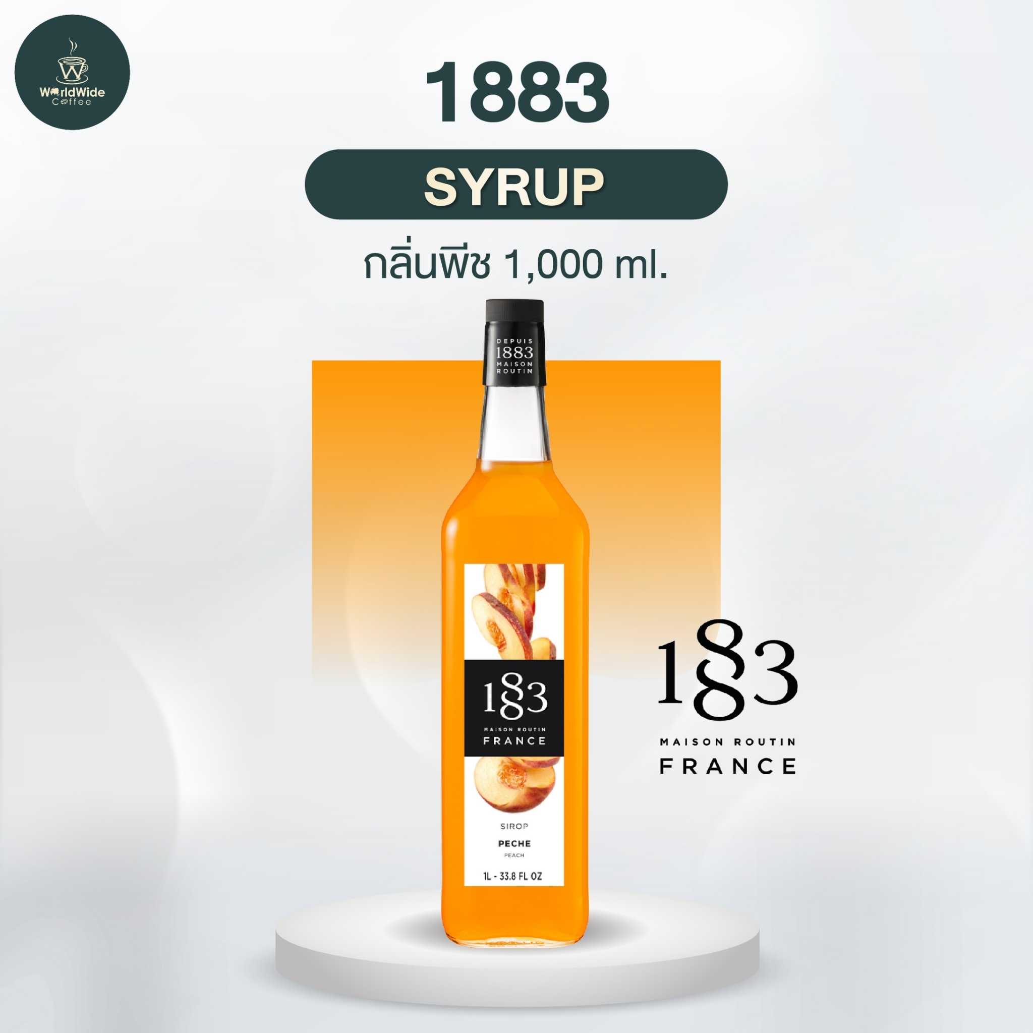 1883 Syrup Peche - ไซรัป พีช