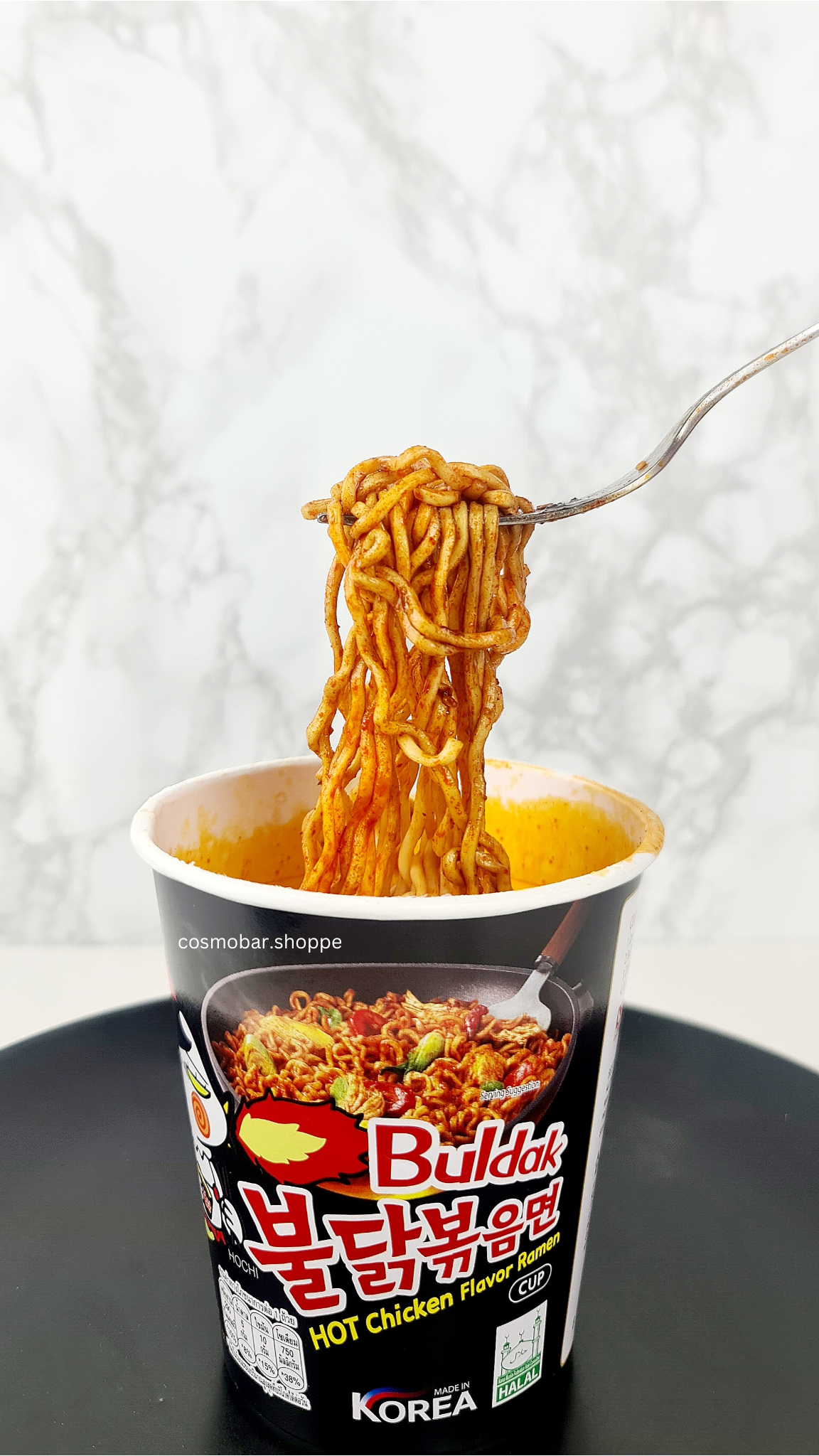 [หมดอายุ 30/04/24] อร่อยมาก! ราเมง-เกาหลี-แบบแห้ง-รสไก่สูตรเผ็ด! กึ่งสำเร็จรูป แบบถ้วย 70g.