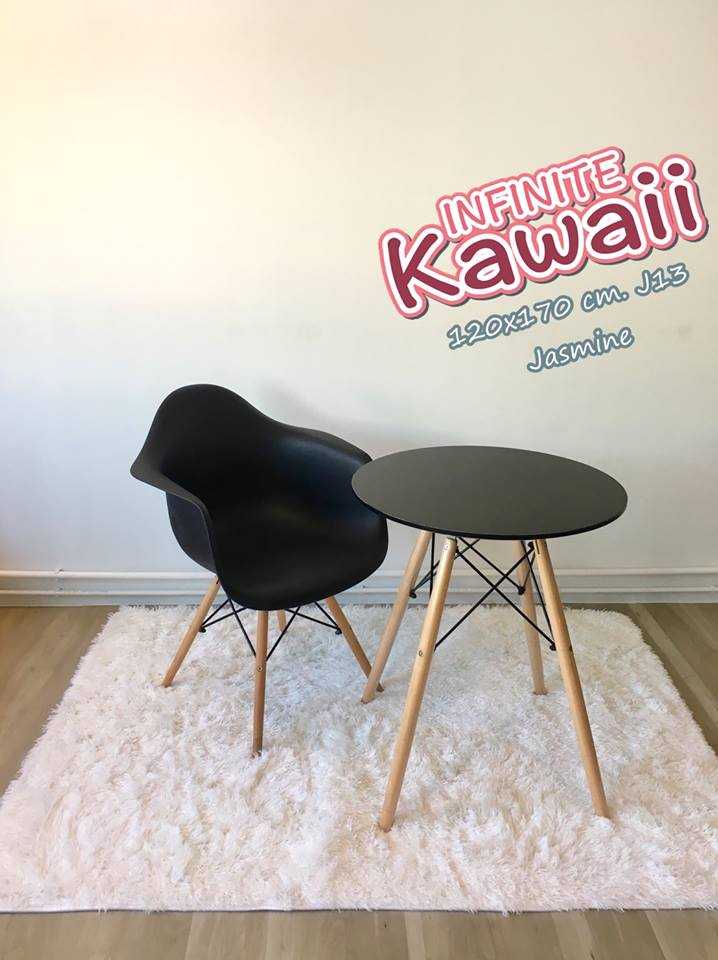 พรมปูพื้น(มีกันลื่น) พรมขนนุ่ม รุ่น Kawaii  ไซส์ใหญ่