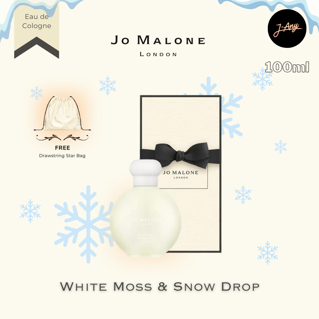 ❥ Jo Malone London ❄️ White Moss & Snow  Drop Cologne 100ML 🫧 กลิ่นที่ทำให้นึกถึงหน้าหนาว 🌨️