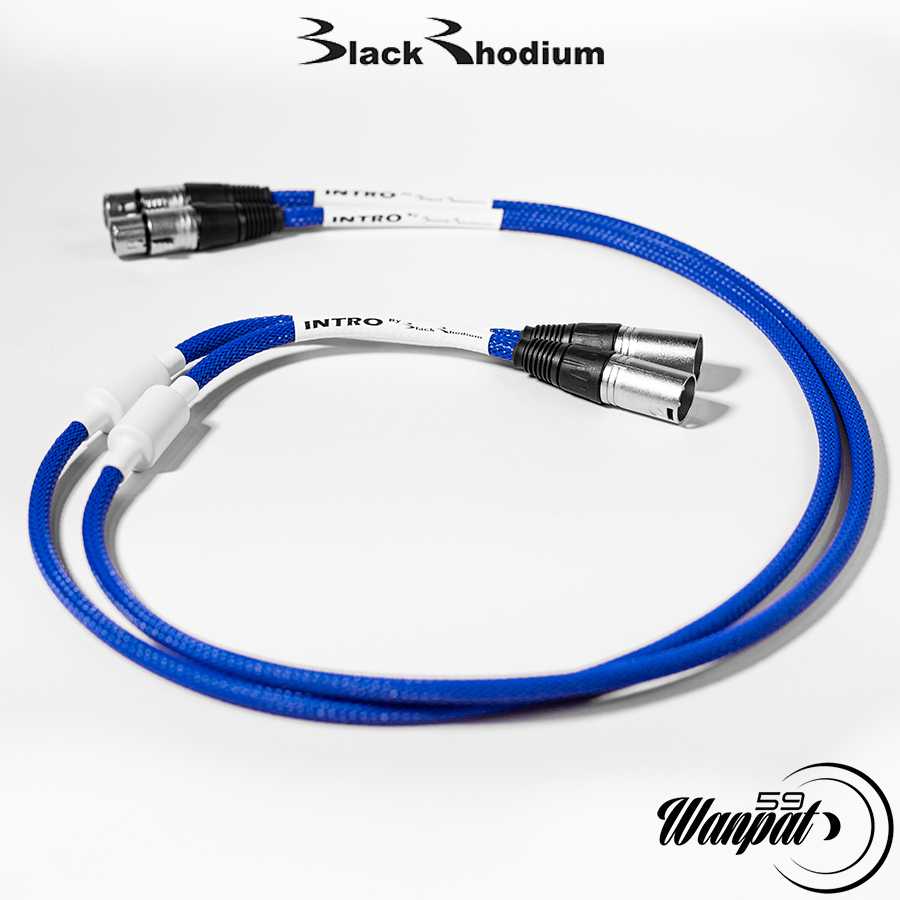 BLACK RHODIUM - Intro XLR Stereo Interconnect 1M.