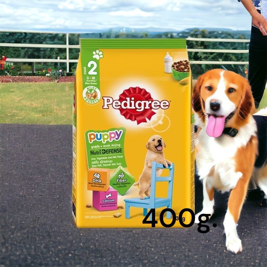 อาหารสุนัข Pedigree (400กรัม) มี 5 รส