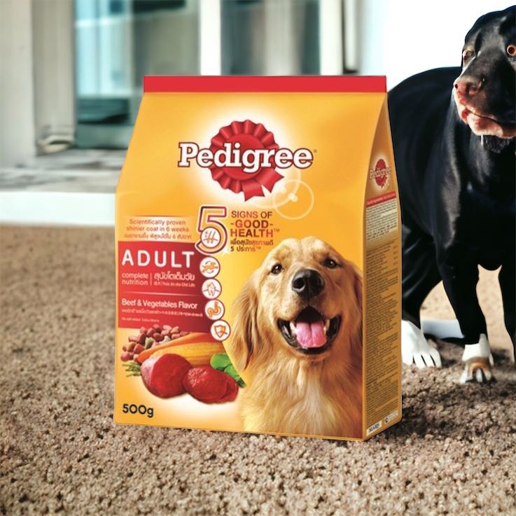 อาหารสุนัข Pedigree (500กรัม) มี 2รส