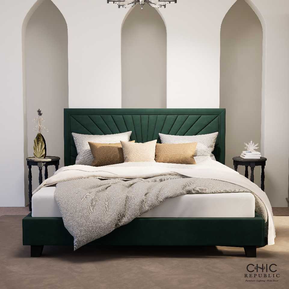 Chic Republic JONESTA/180,เตียง 6 ฟุต - สี เขียว , เทา