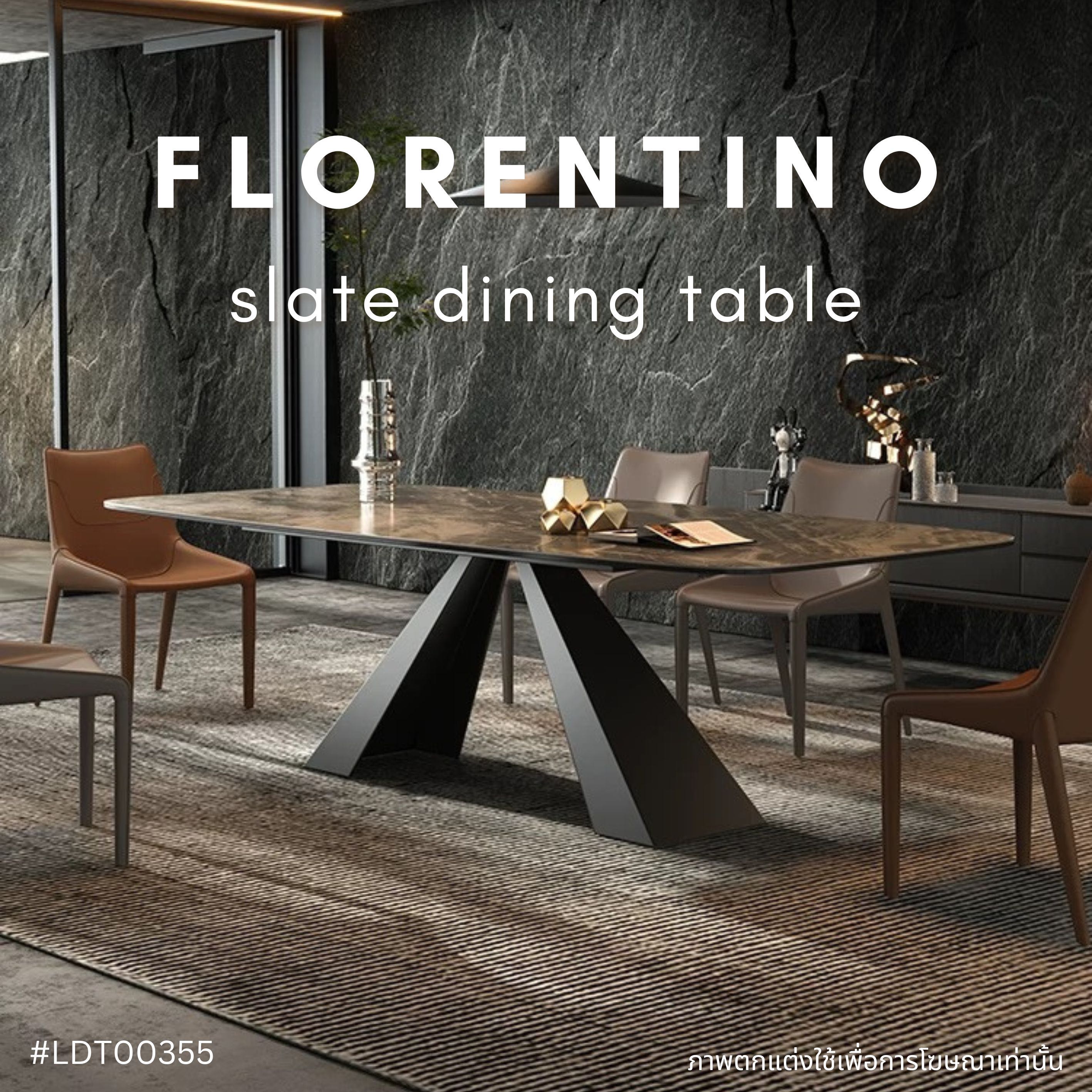 FLORENTINO slate dining table 