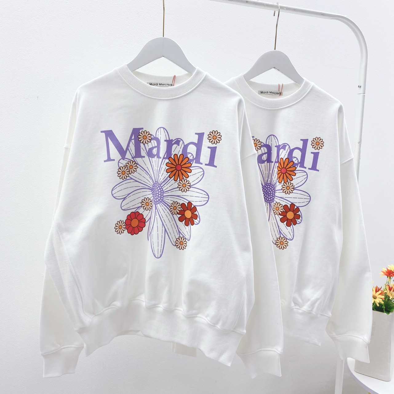 Mardi Flower Blossom Lavender Sweatshirt