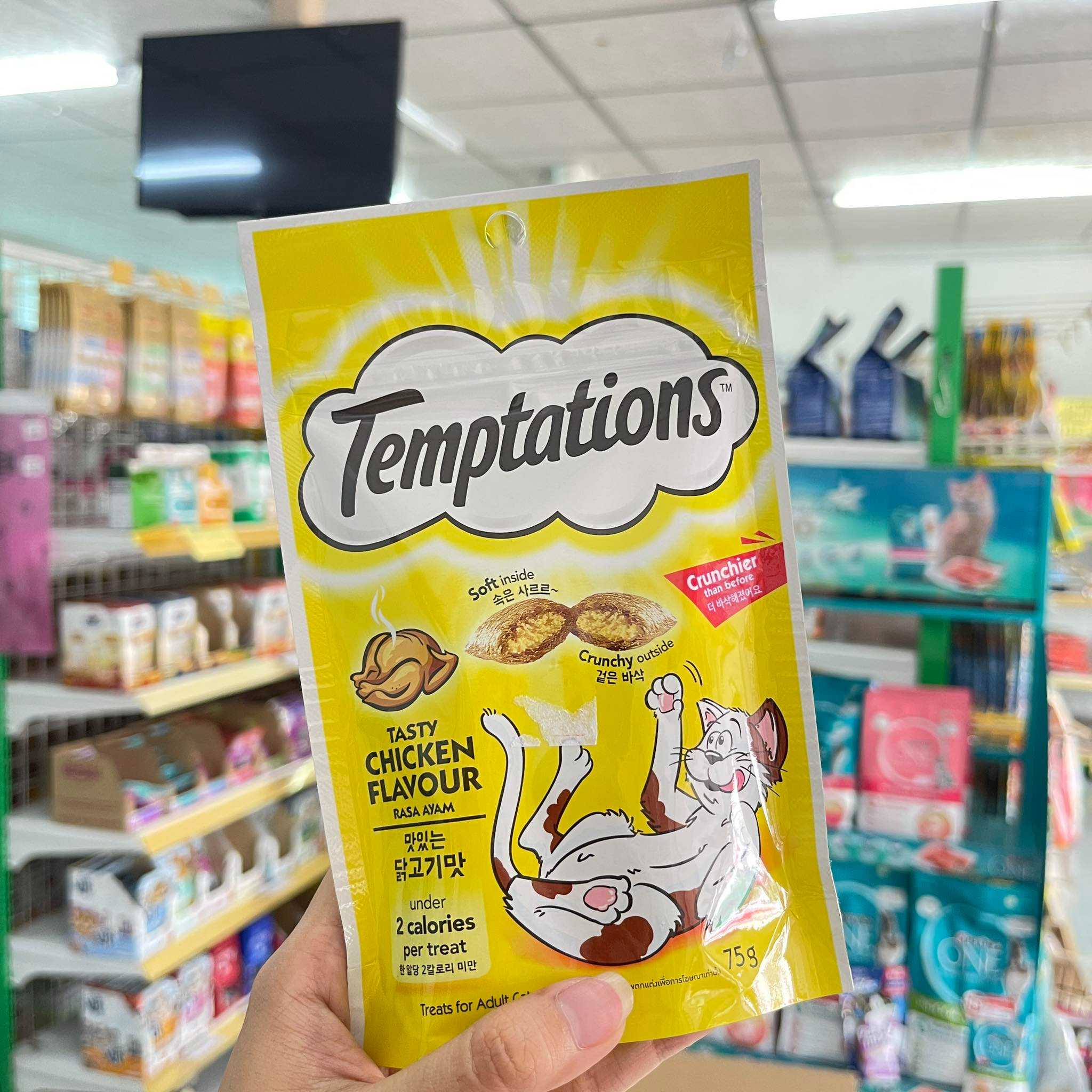 Temptations รสไก่ 85 g