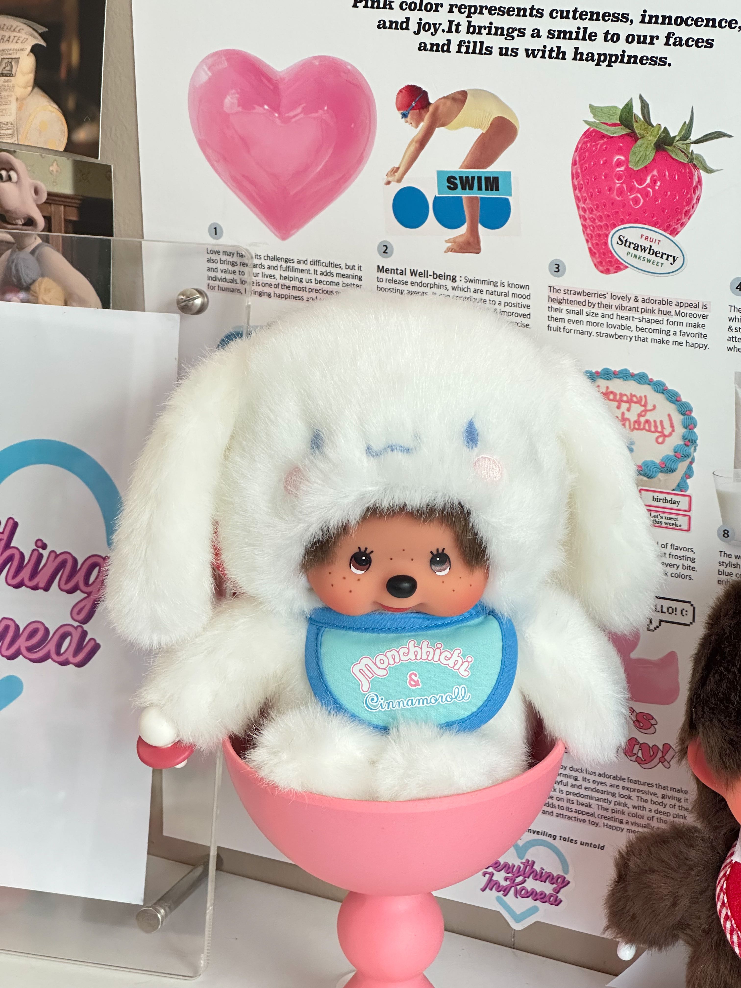 (พรีออเดอร์)MonchichiXcinnamoroll ลิขสิทธิ์แท้100%