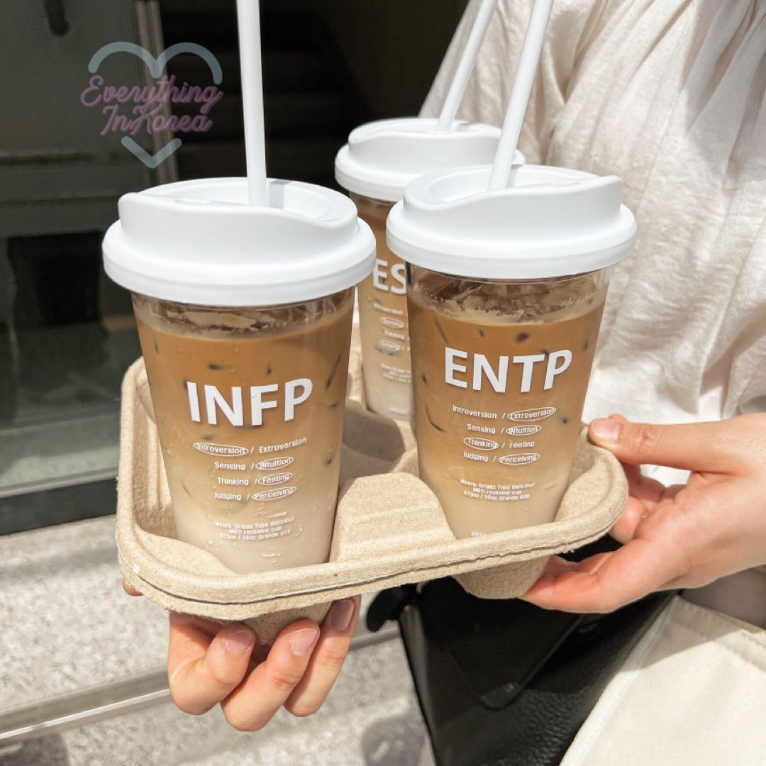 (พรีออเดอร์) MBTI Reusable Tumbler ! Made in Korea🇰🇷