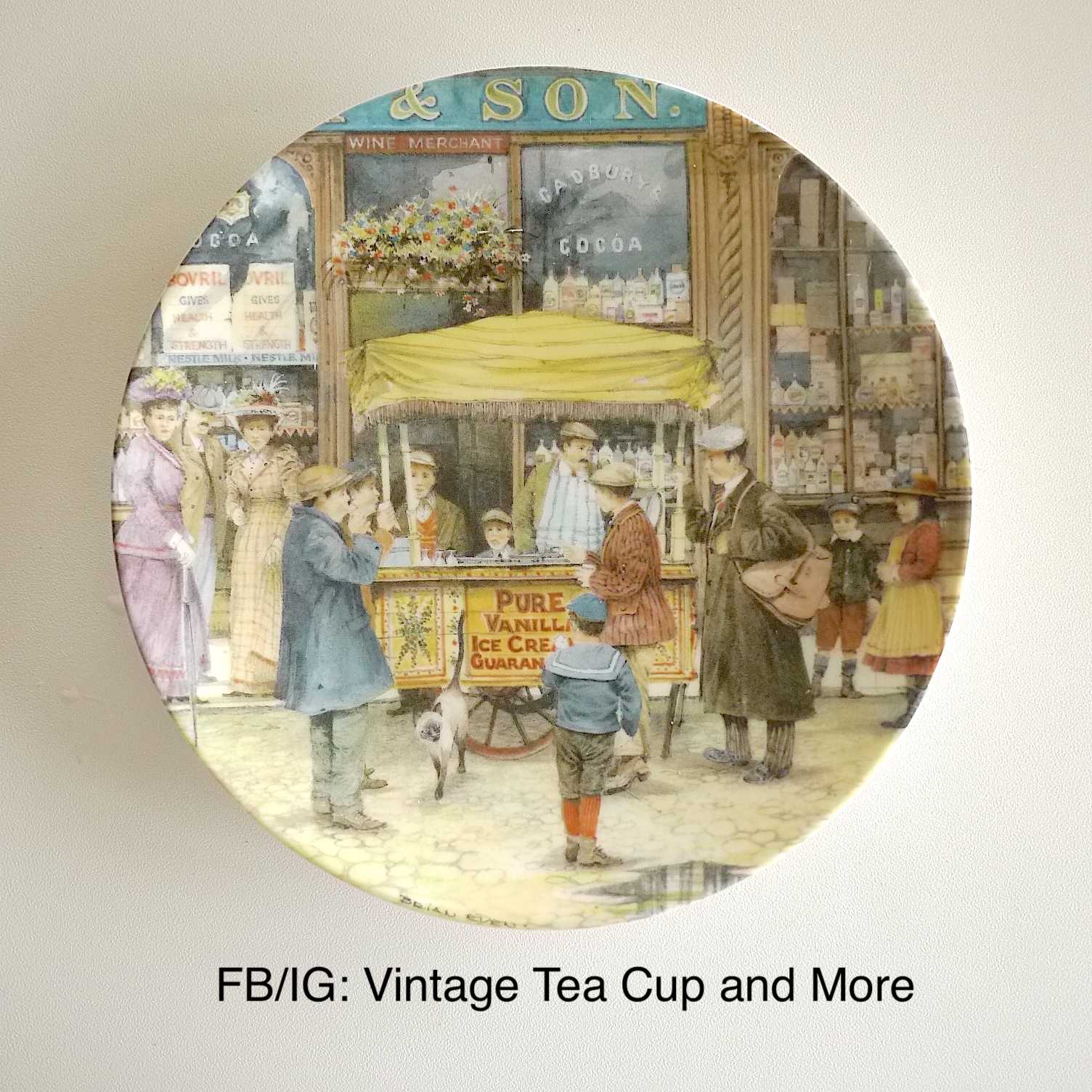 Daveport Display plate Cries of London Limited Edition