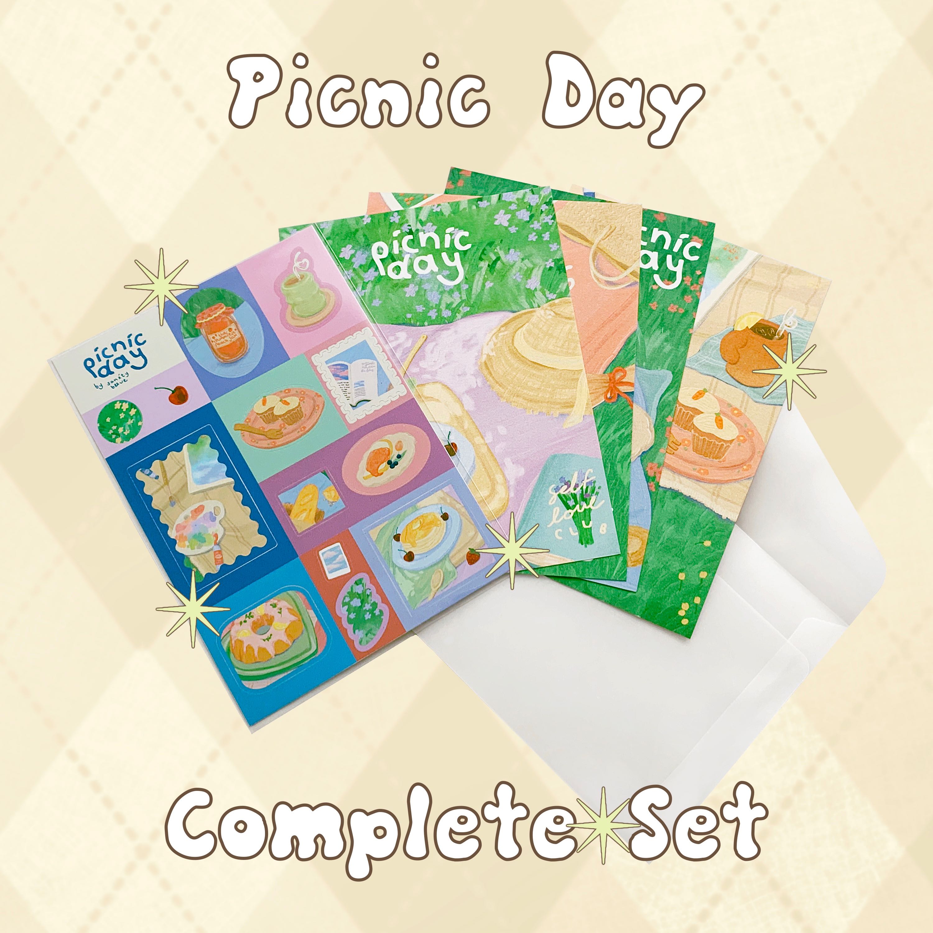 Picnic Day | Postcard & Sticker Set