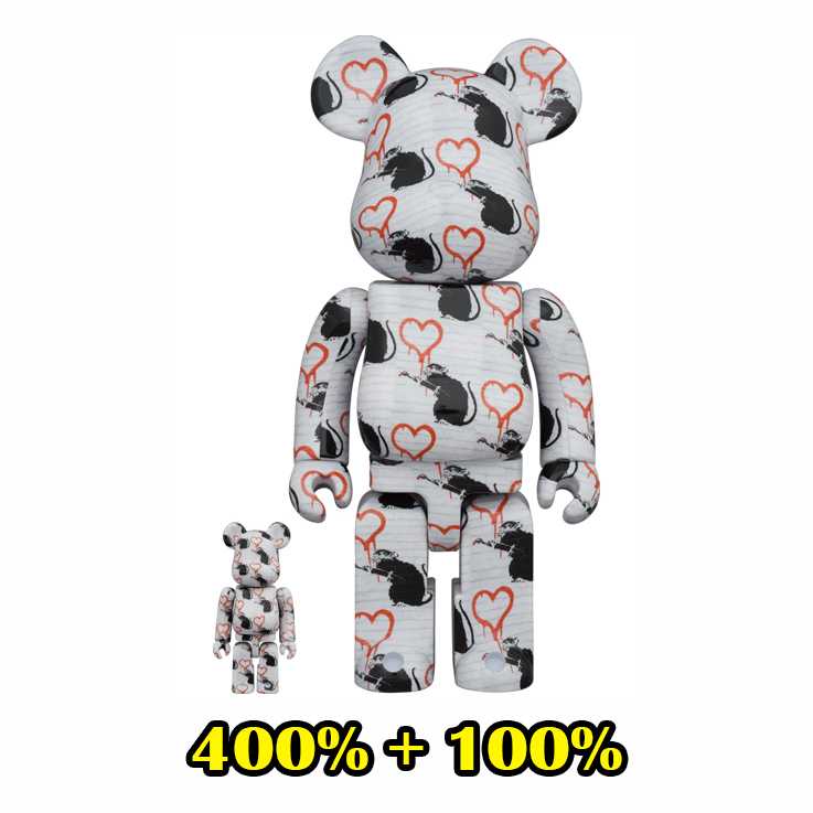 BE@RBRICK LOVE RAT 100％ & 400％ (TC)