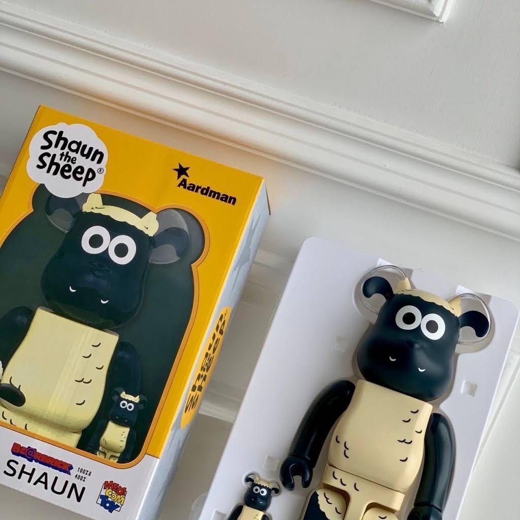 [พร้อมส่ง] Bearbrick Shaun the Sheep Be@rbrick 400% + 100% new