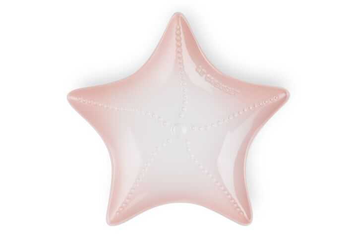 27CM STARFISH PLATE SHELL PINK