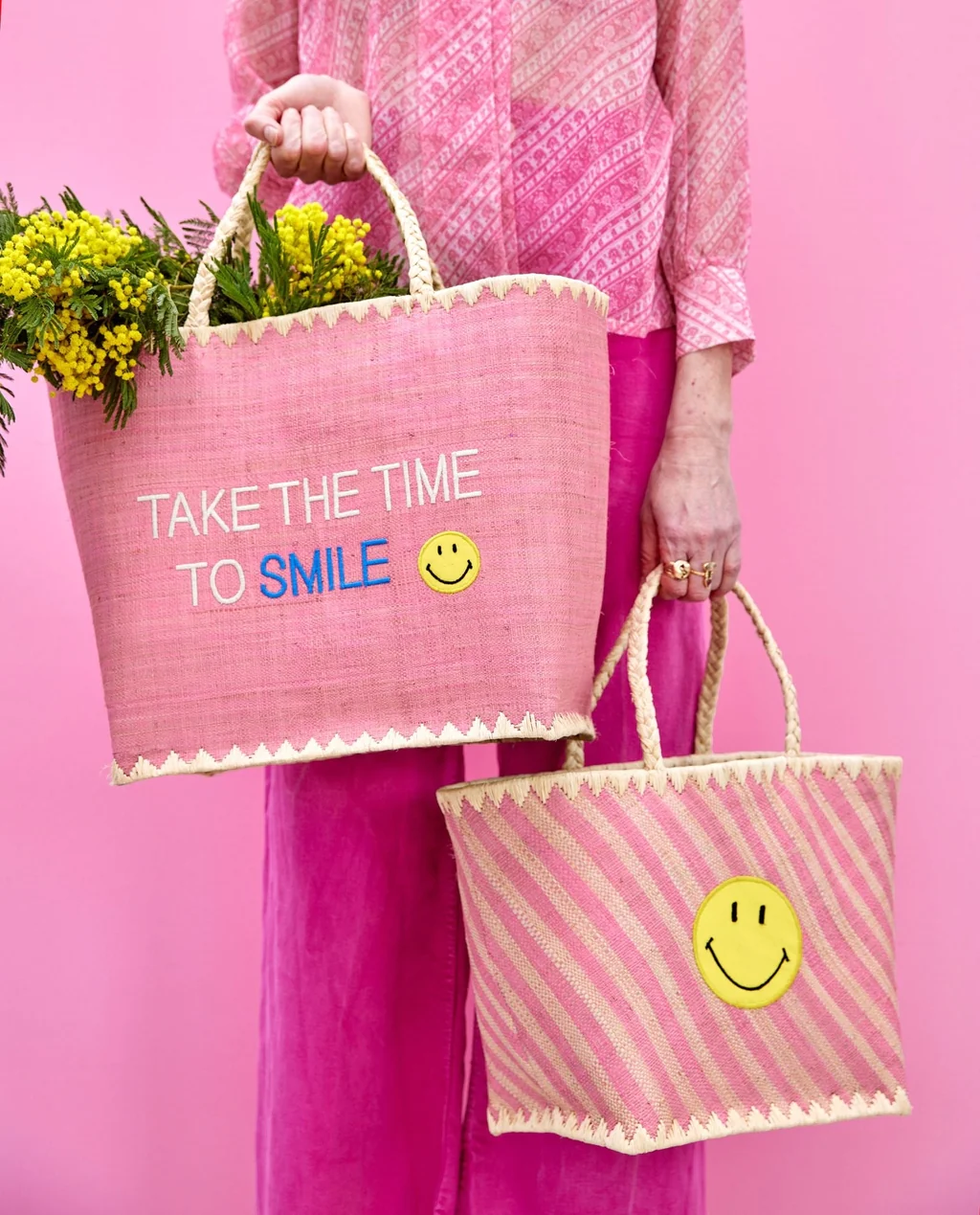 Smiley® Tas Raffia Bag