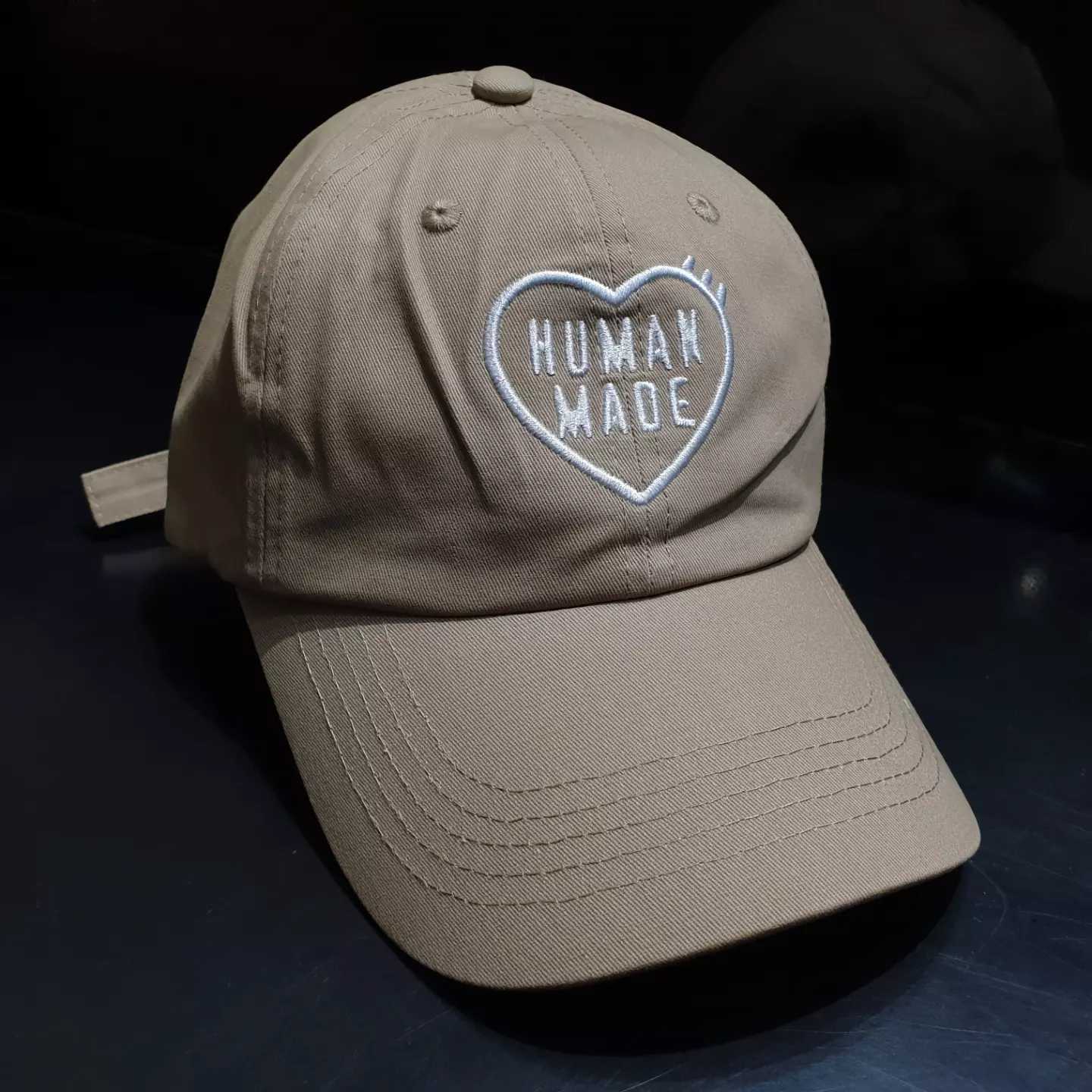 (PREORDER20DAYS)หมวก Humanmade twill cap heart Khaki