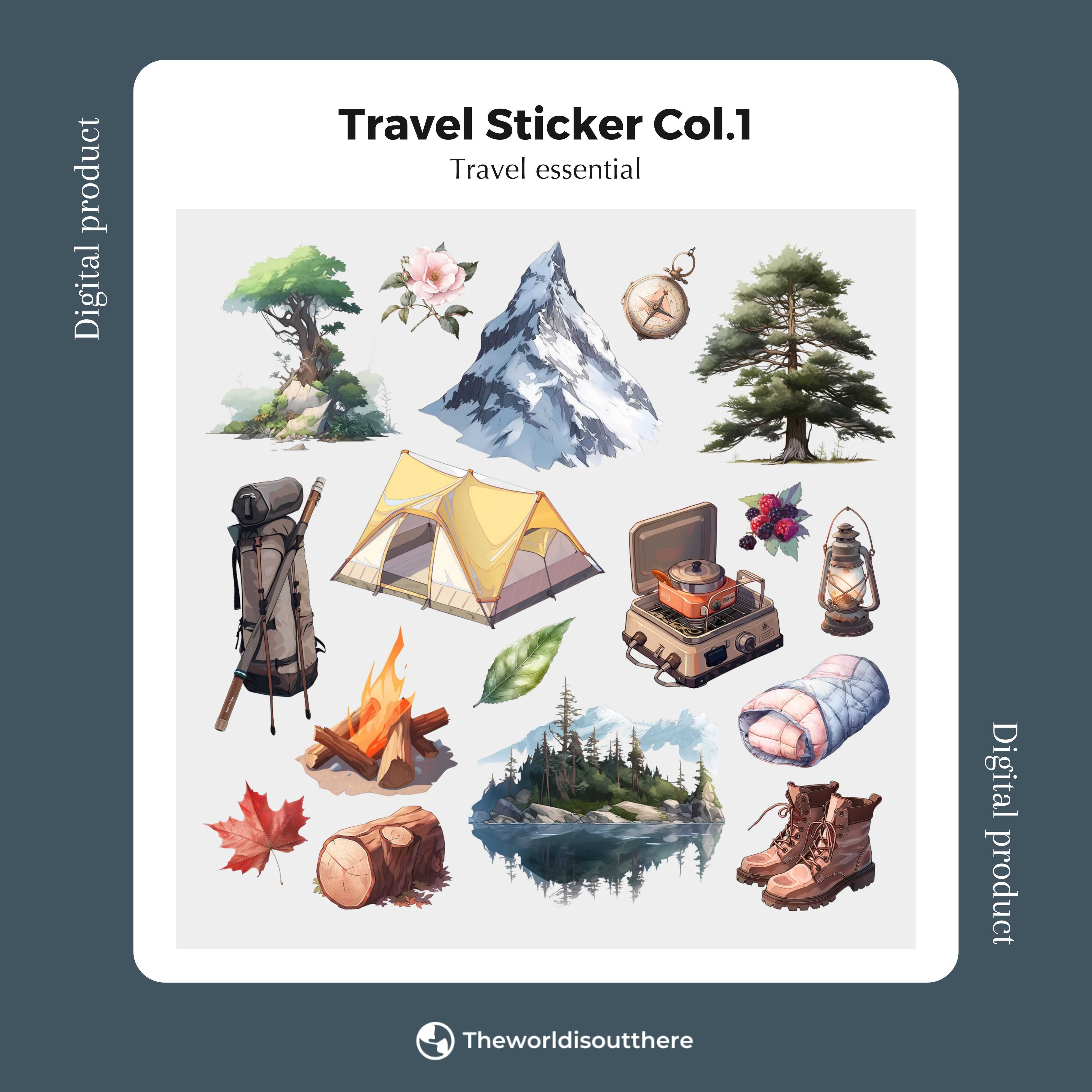 Travel Sticker (Collection #01)