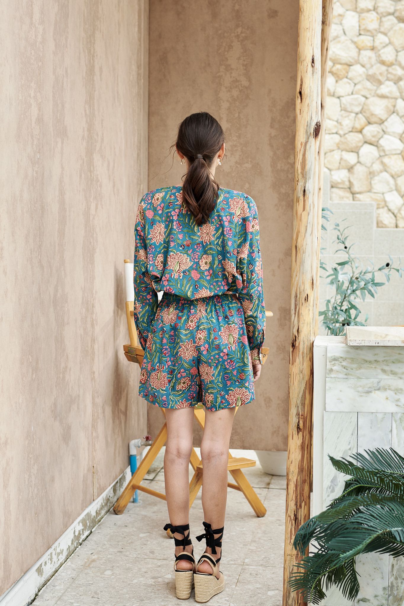 Azure India Shorts