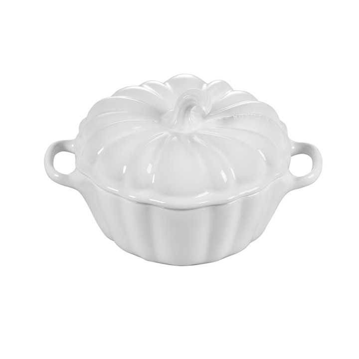 ARTHUR 350ML PUMPKIN COCOTTE WHITE