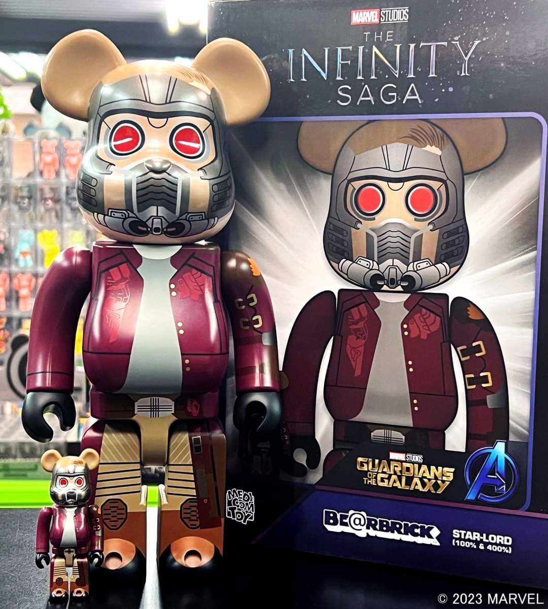 Be@rbrick Marvel StarLord 100%+400%