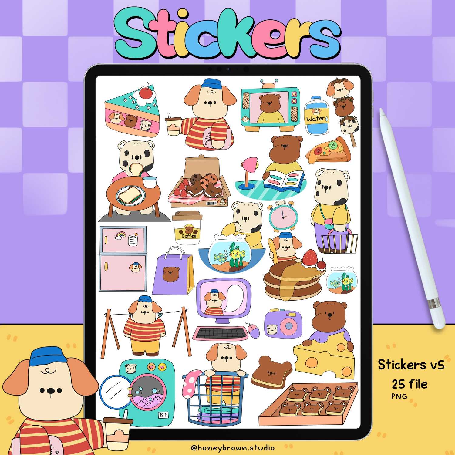V5 sticker ตกแต่ง🧸