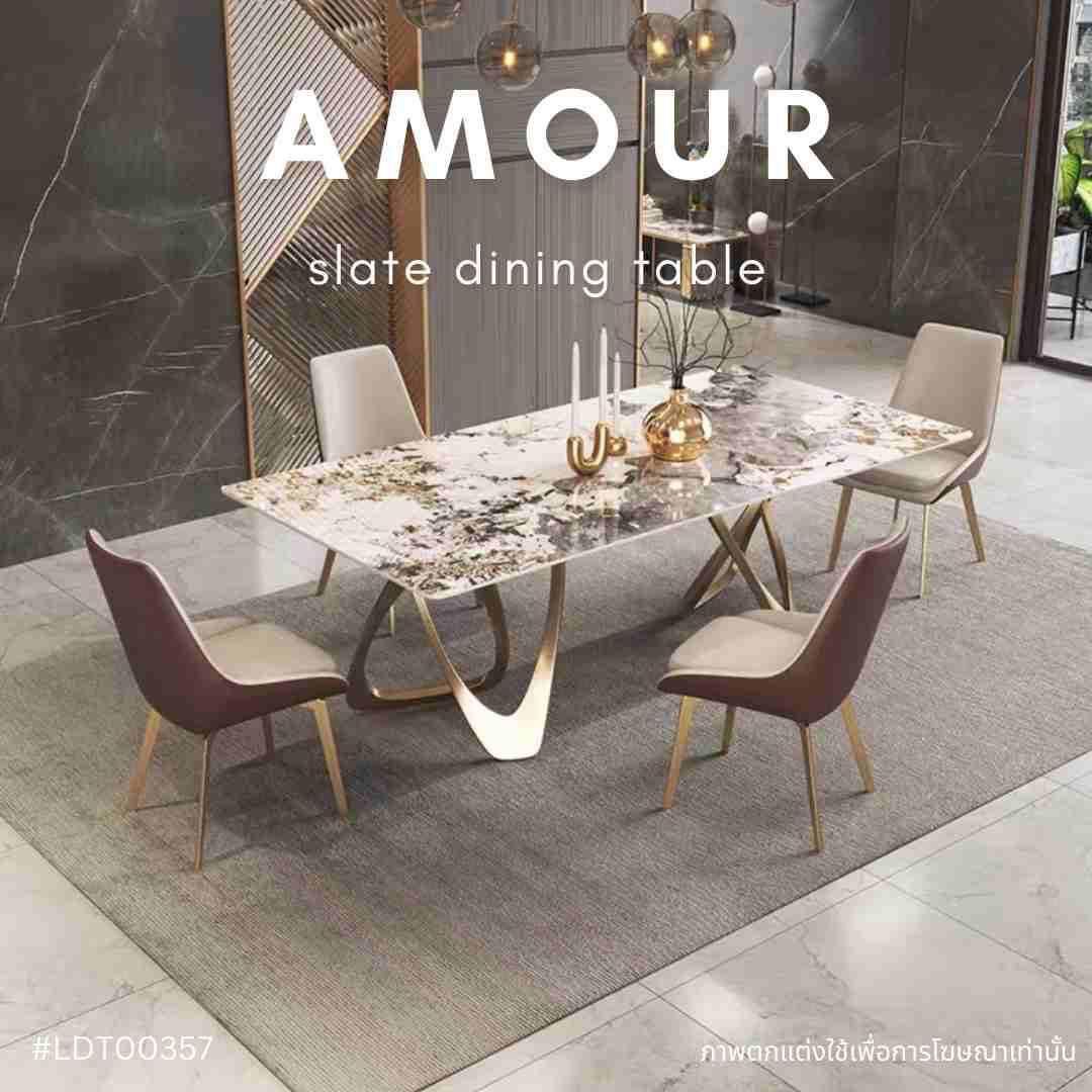 AMOUR slate dining table  