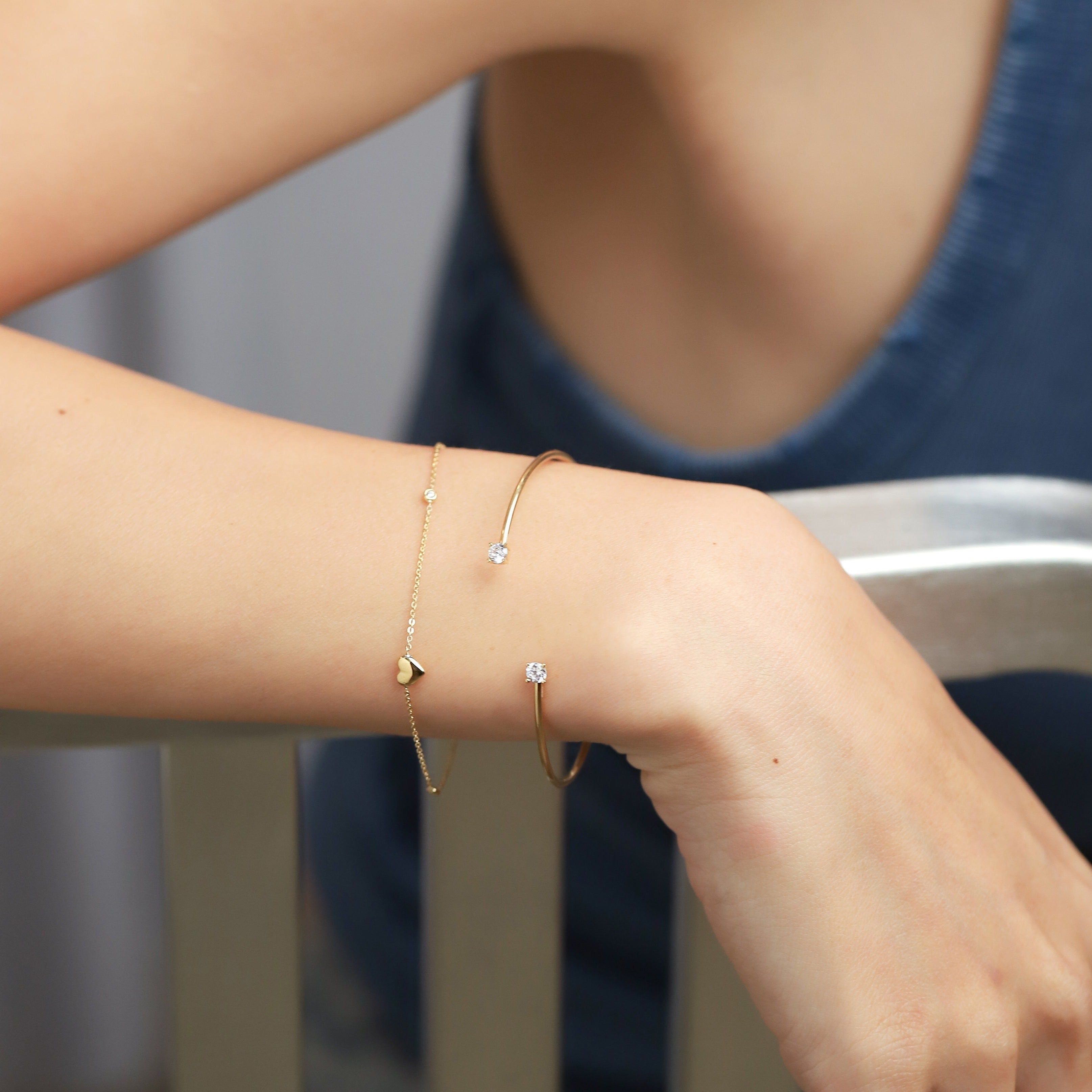BRACELET - Heart Zirconia