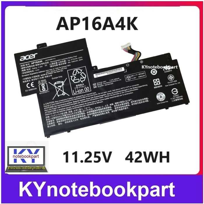 BATTERY ORIGINAL Acer แบตเตอรี่ ของแท้ ACER  Swift SF113 31  NE132 Swift 1 SF113 31 Series   AP16A4K