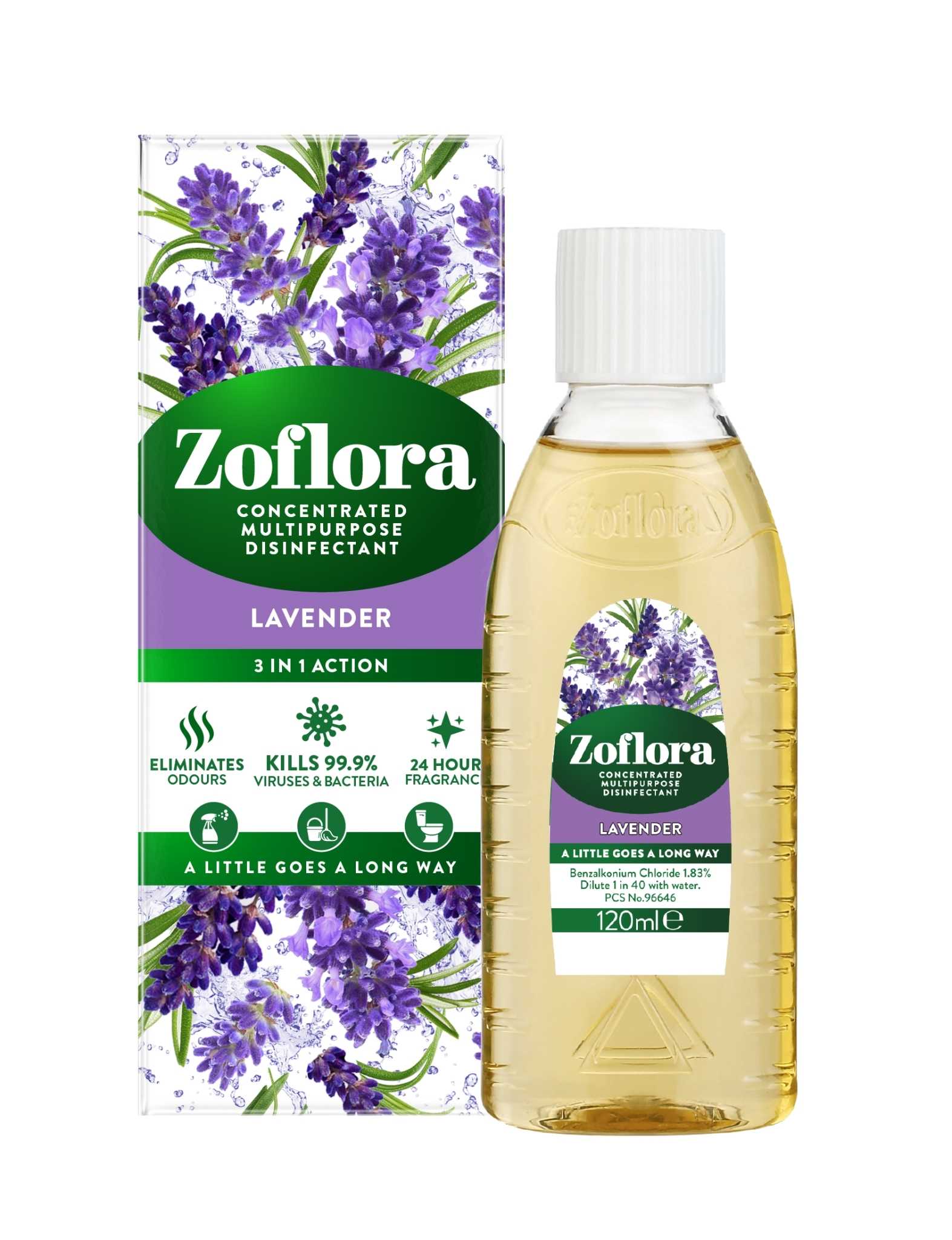 Zoflora Lavender 120 ml.