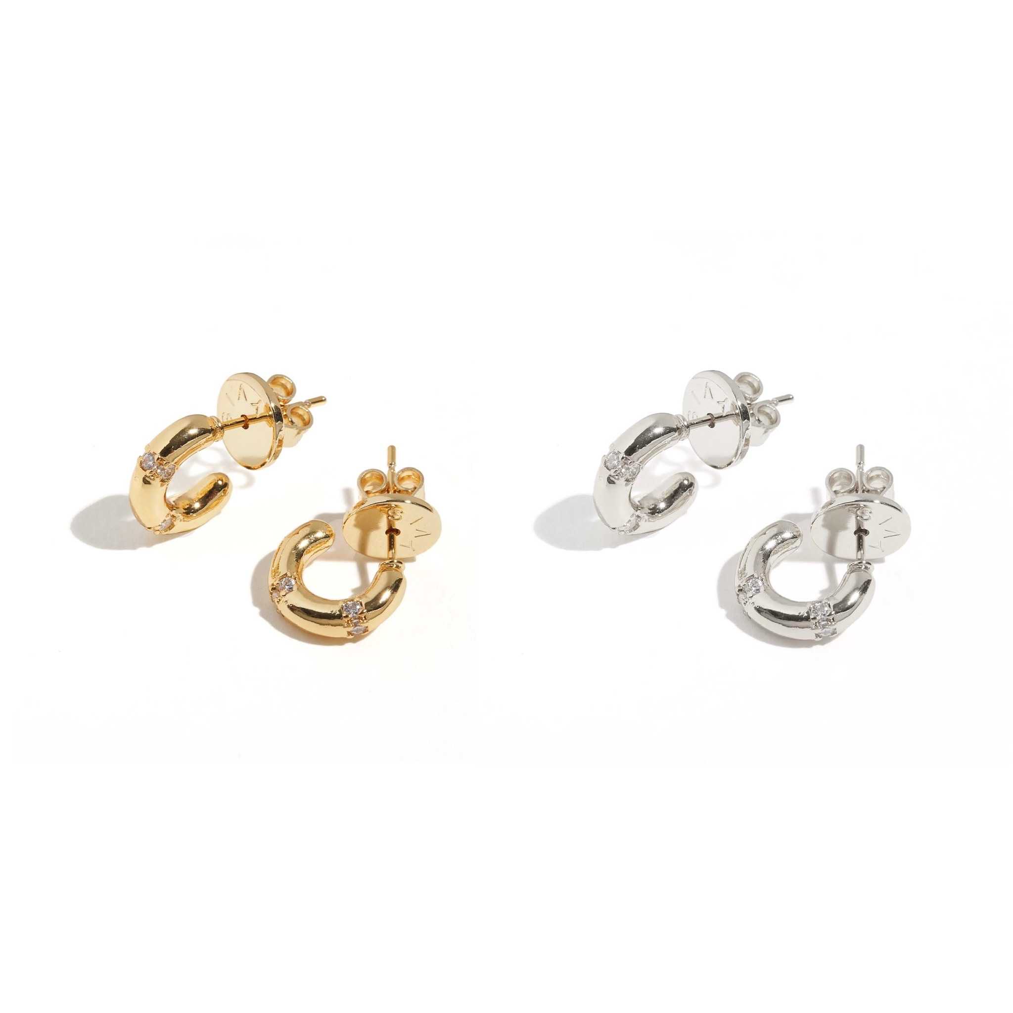 YVIS Double Gem Hoop