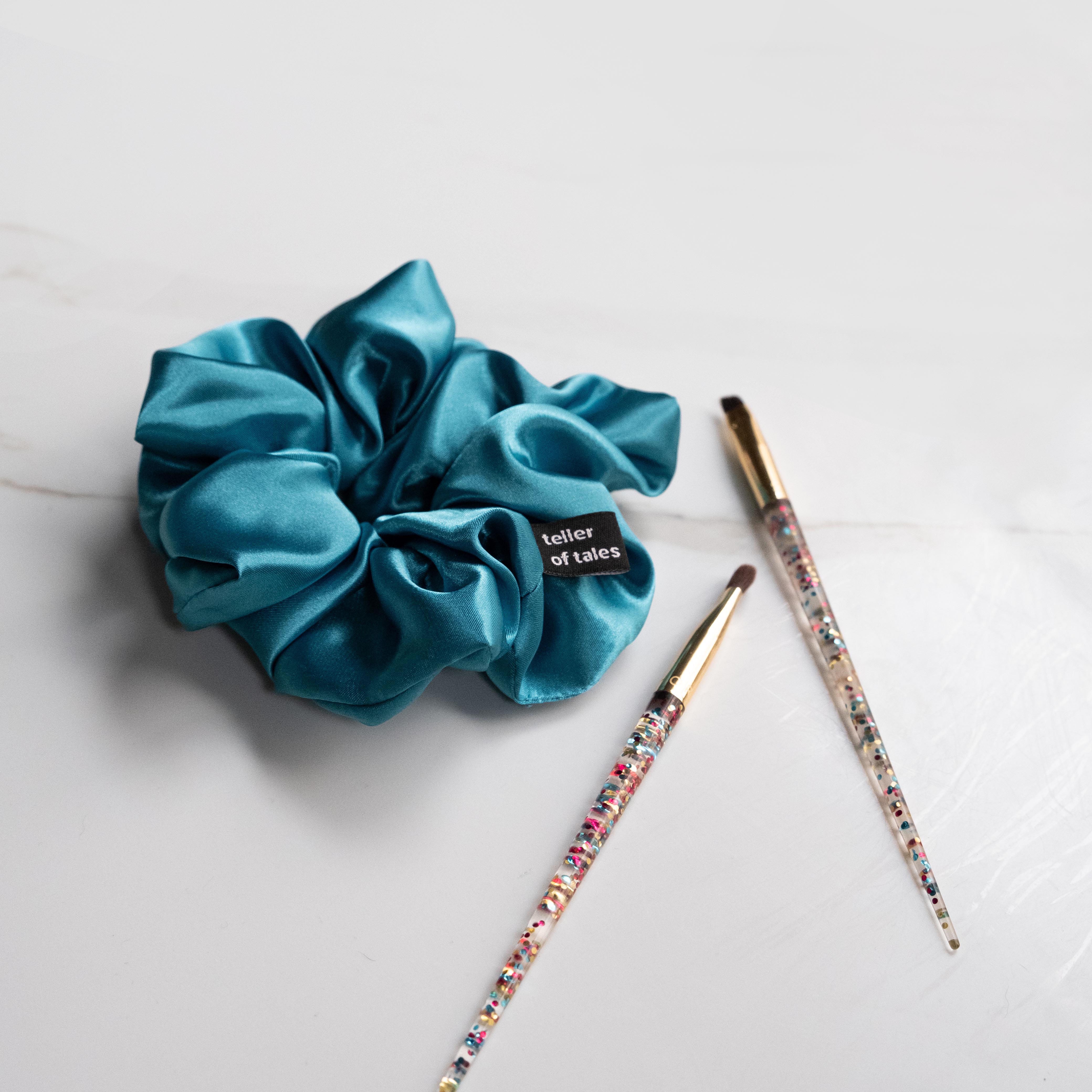 teller of tales scrunchies - tate (luscious satin collection)