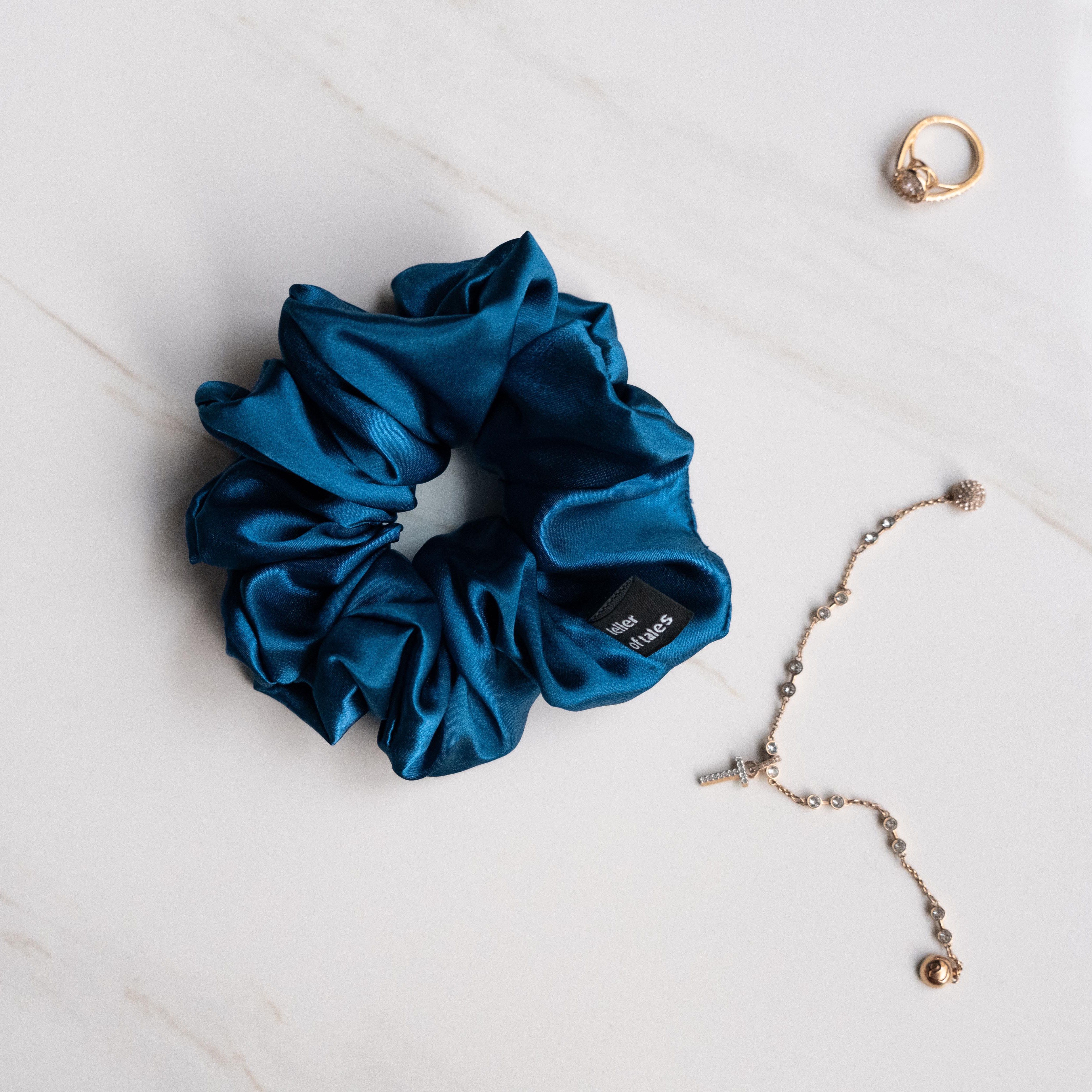 teller of tales scrunchies - maya (luscious satin collection)