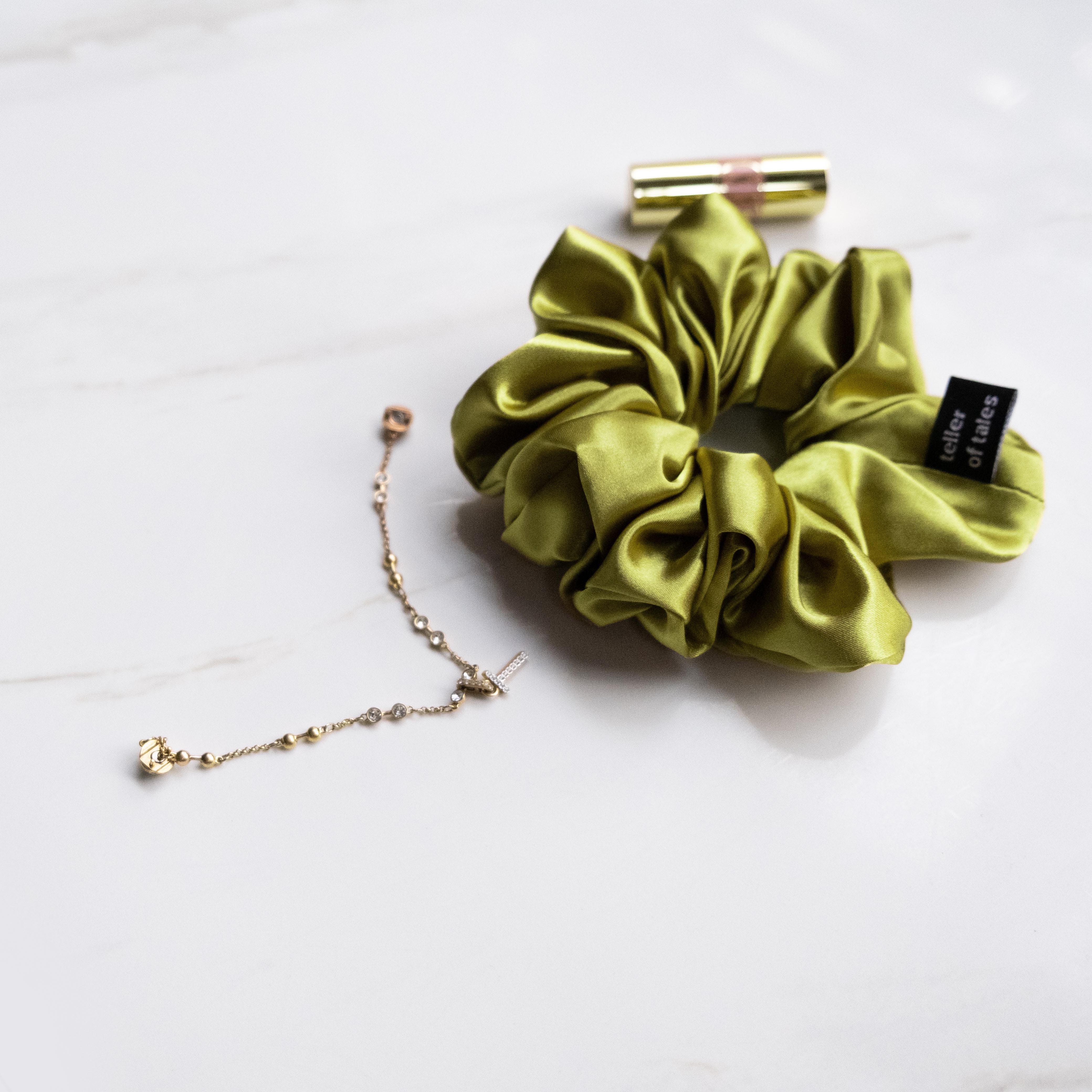 teller of tales scrunchies - riley (luscious satin collection)