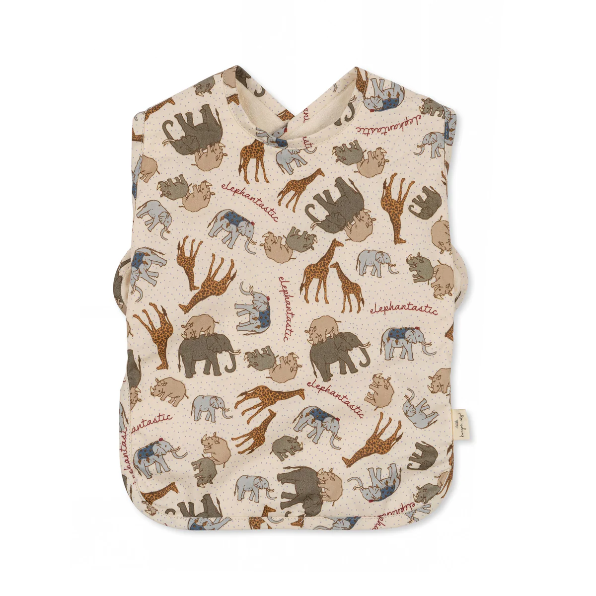 Konges Sloejd | comea big bib - Elephantastic