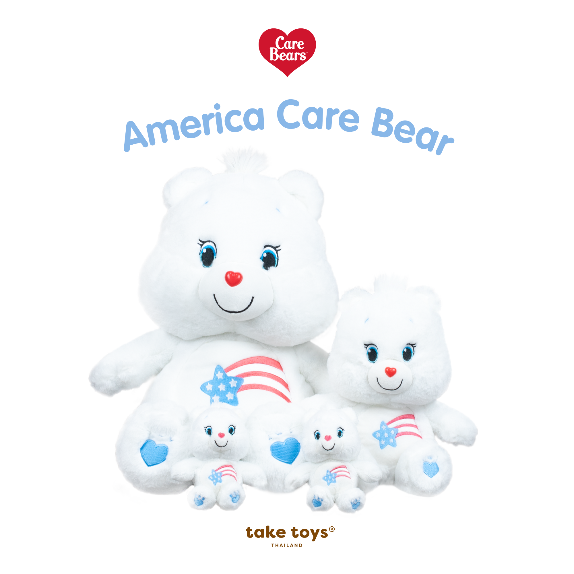 Care Bears-ตุ๊กตาหมีแคร์แบร์ American bear
