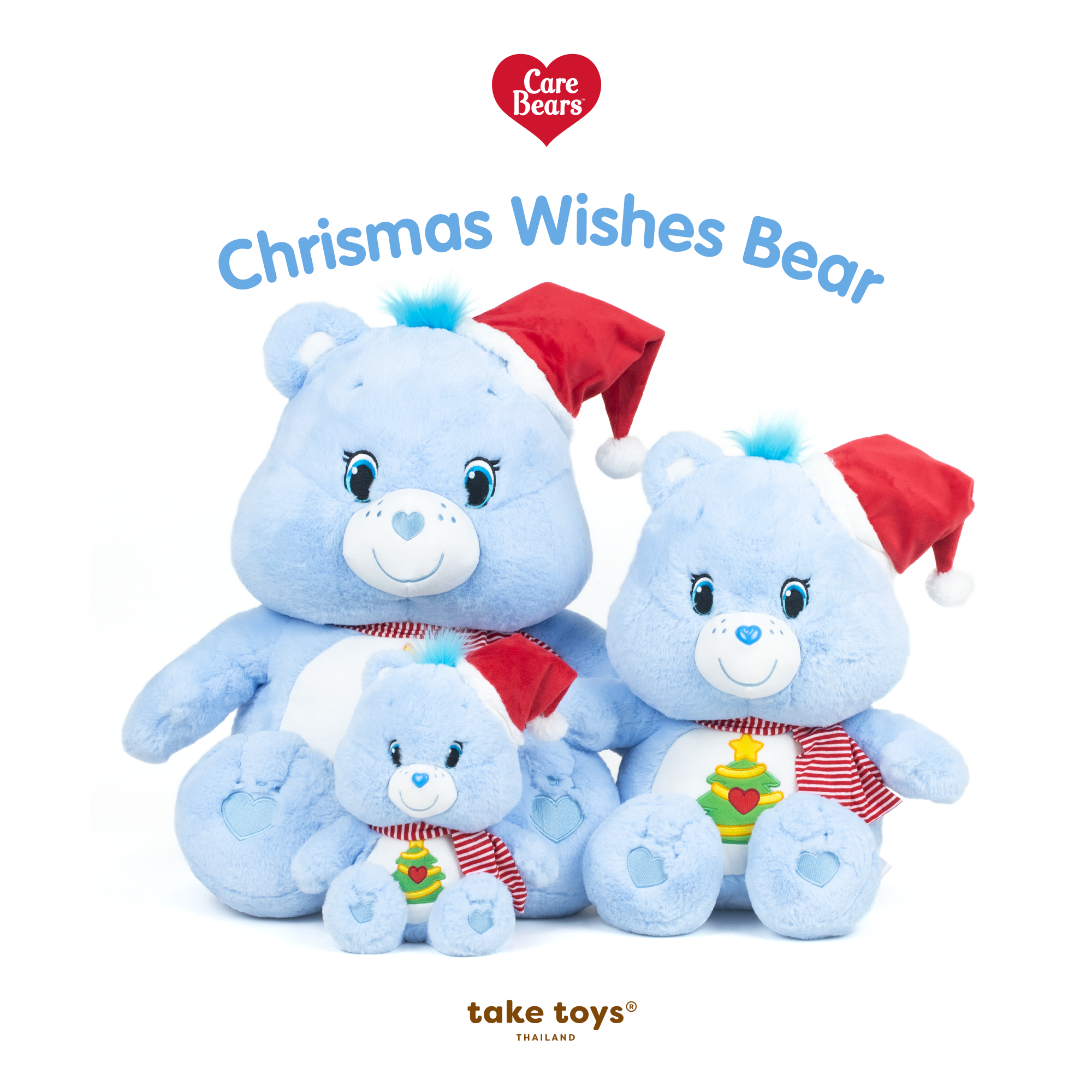 Christmas Wishes Bear (Blue)