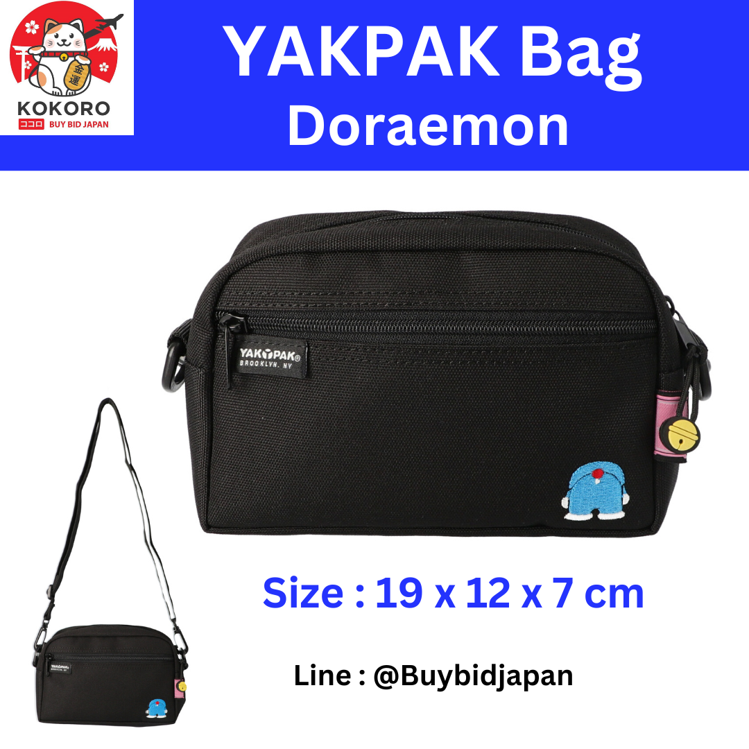 [PRE-ORDER] YAKPAK Shoulder Bag กระเป๋าสะพายไหล่ ลาย Doraemon ドラえもん YAKPAK ボックスショルダーバッグ