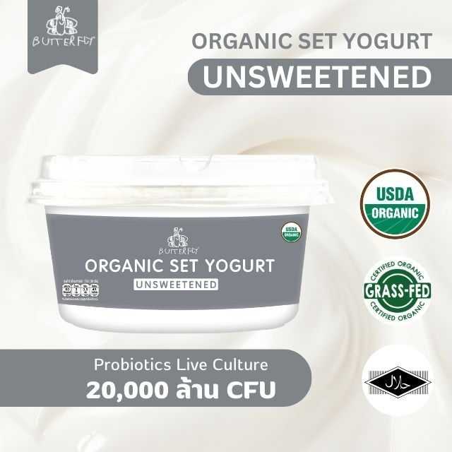 ออร์แกนิค โยเกิร์ต ชนิดคงตัว ไม่หวาน (Organic Set Yogurt Unsweetened) 100 g