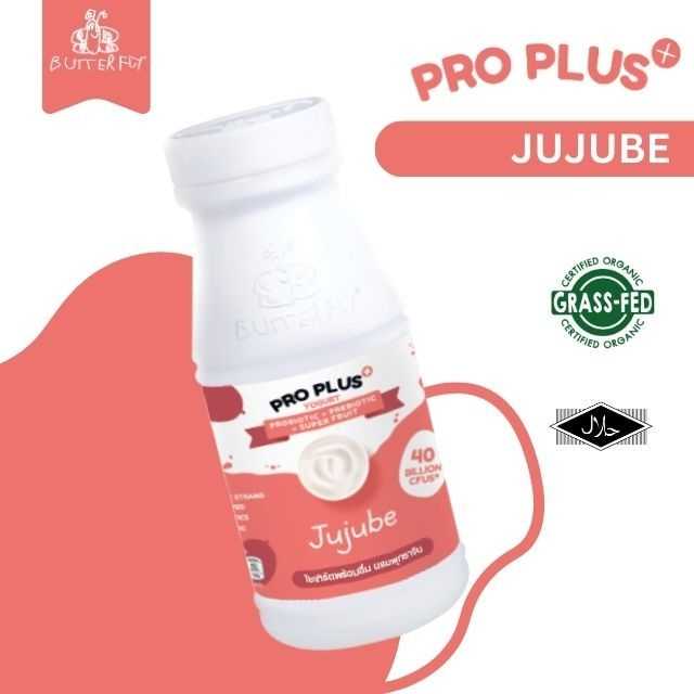 ProPlus+ โยเกิร์ตพร้อมดื่ม ผสมพุทราจีน  (Probiotic Yogurt with Jujube)