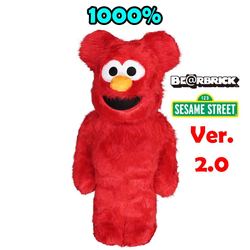 BE@RBRICK ELMO Costume Ver.2.0 1000％ (TC)        สินค้าใหม่