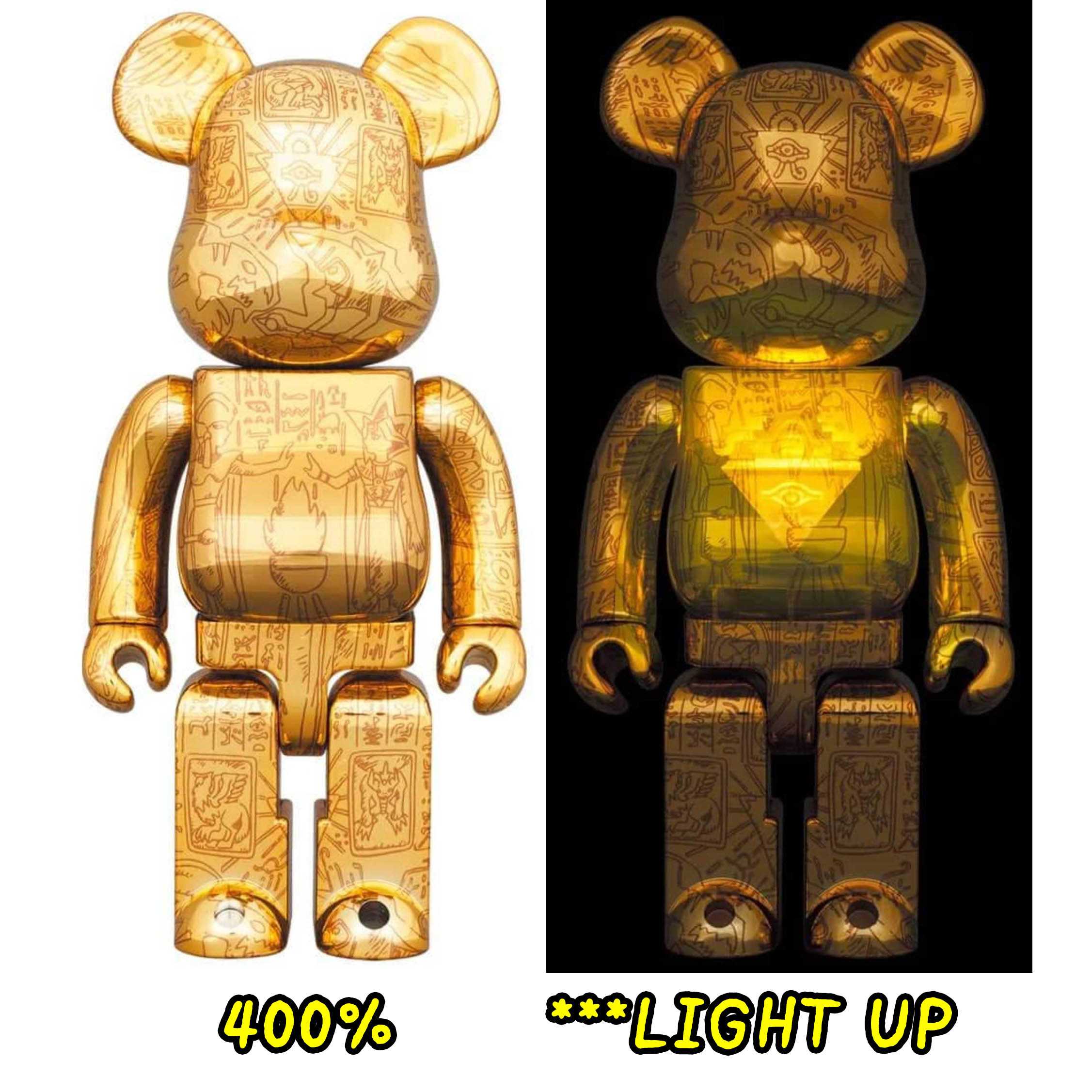 BE@RBRICK Yu-Gi-Oh! Duel Monsters - Millennium Puzzle 400％ (TC) สินค้าใหม่