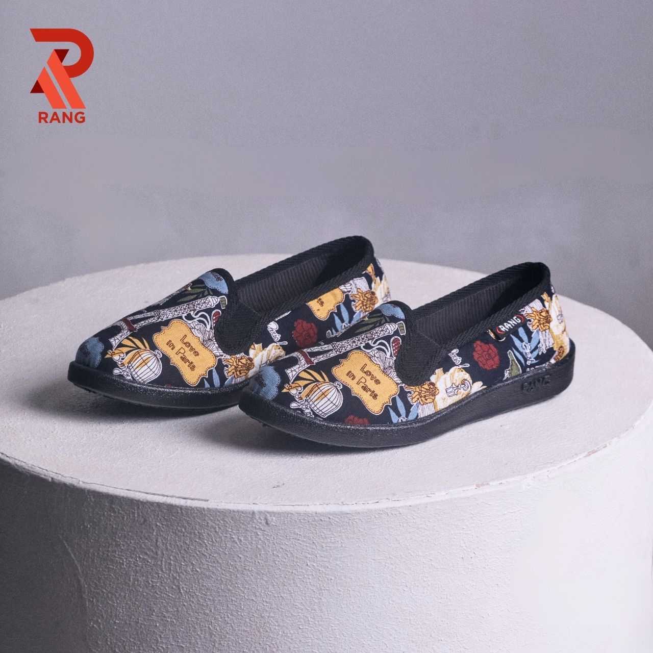 RANG รองเท้าแรง รุ่น 878 ลายปารีสดำ เบอร์36-40