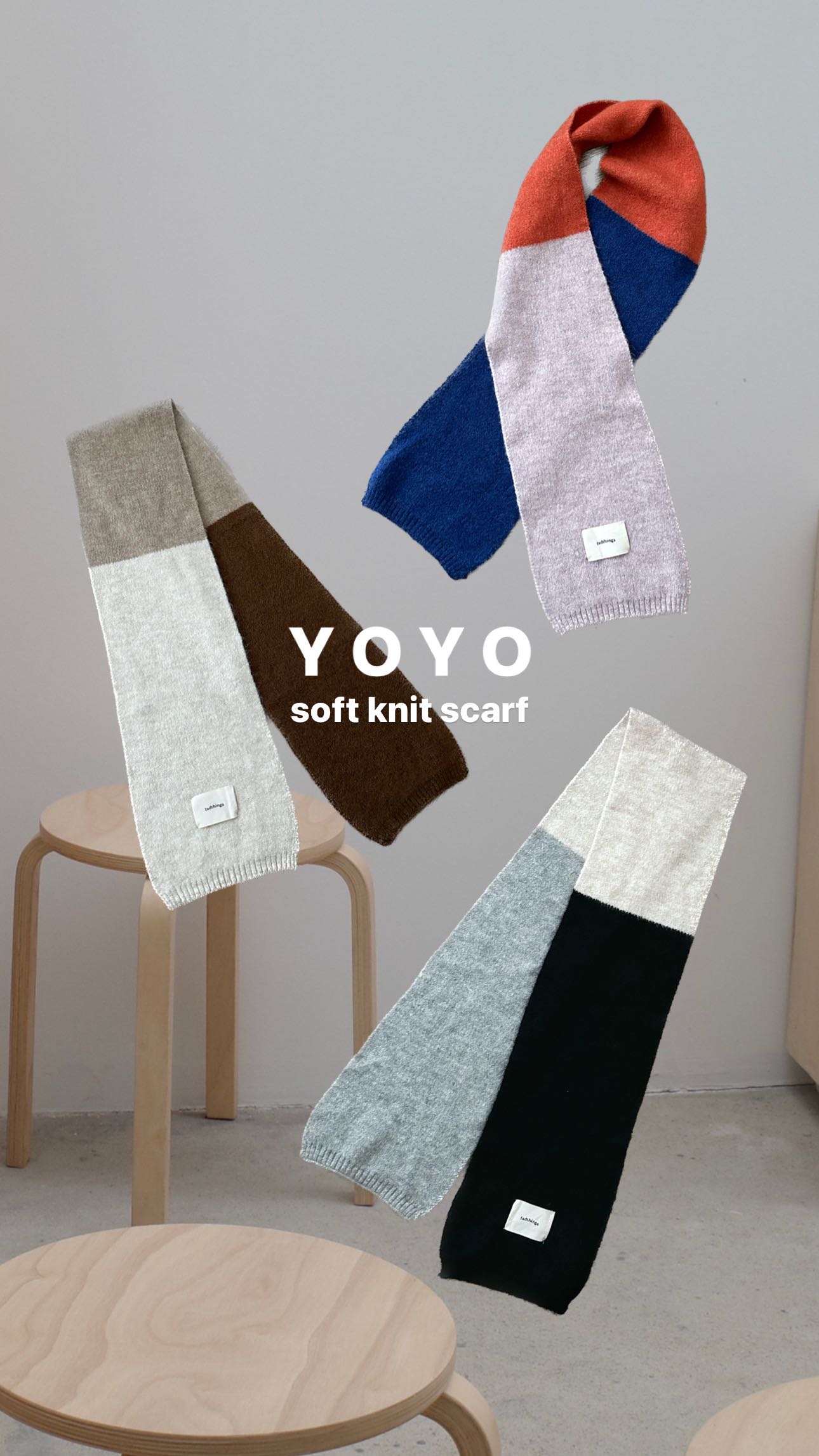 fadthings - YOYO scarf ( 3 colors )