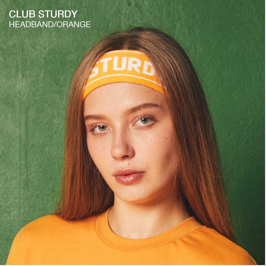 Orange Headband 'Club Sturdy'