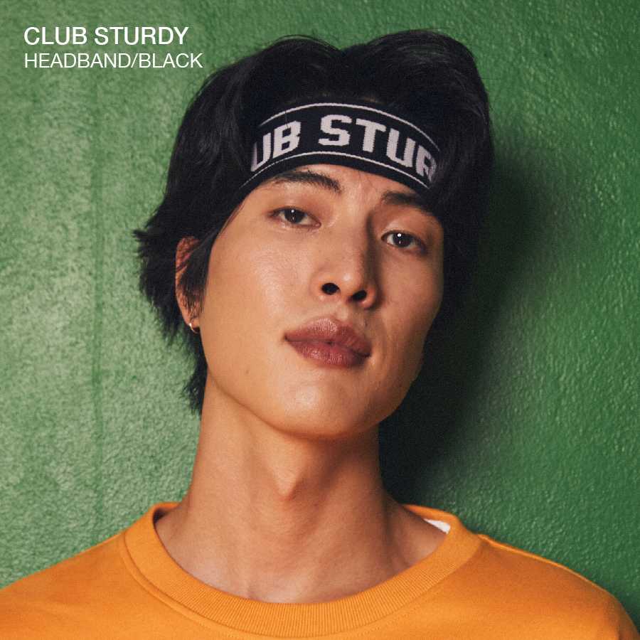Black Headband `Club Sturdy`