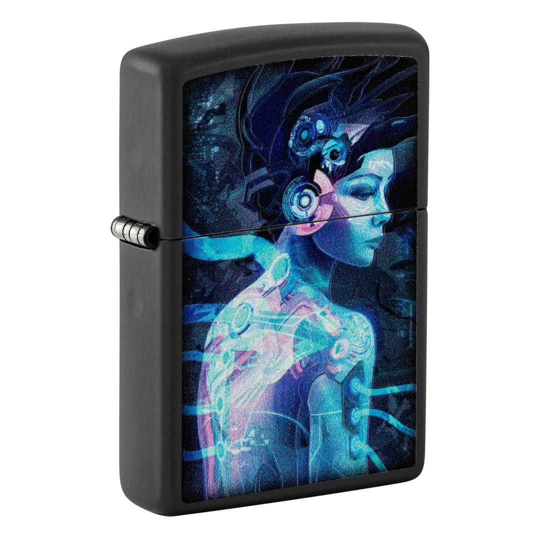 Zippo ไฟแช็กรุ่น 48517 Cyber Woman Design