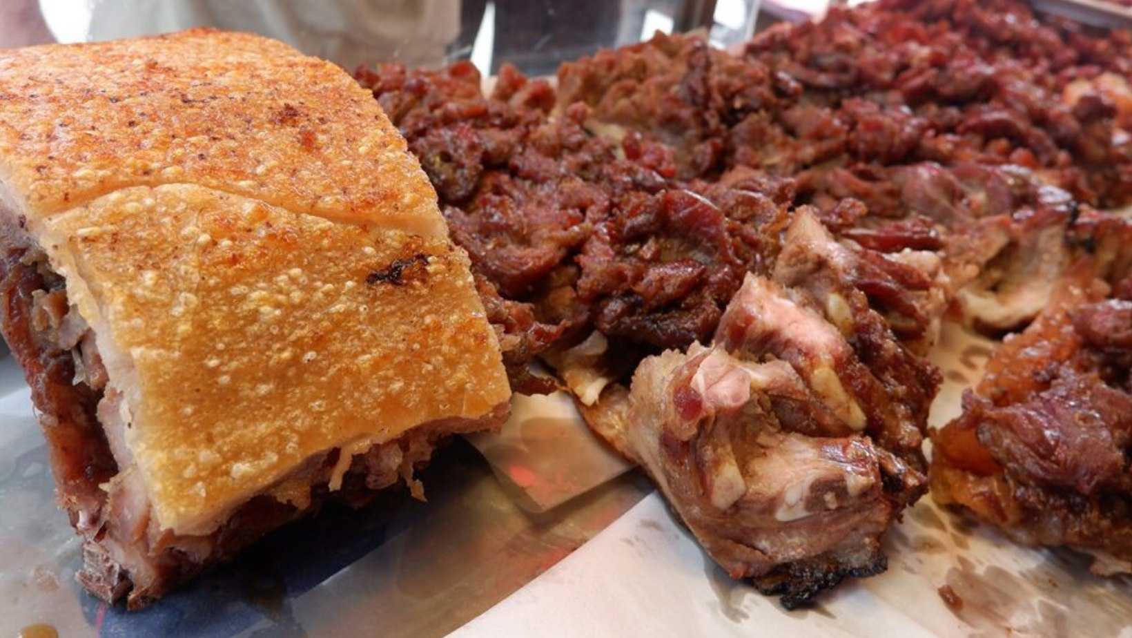 หมูย่างเมืองตรัง 1 กิโลกรัม ของแท้ 100% เนื้อนุ่ม หนังกรอบ แก้ว หมูย่างตรัง การันตีความอร่อย