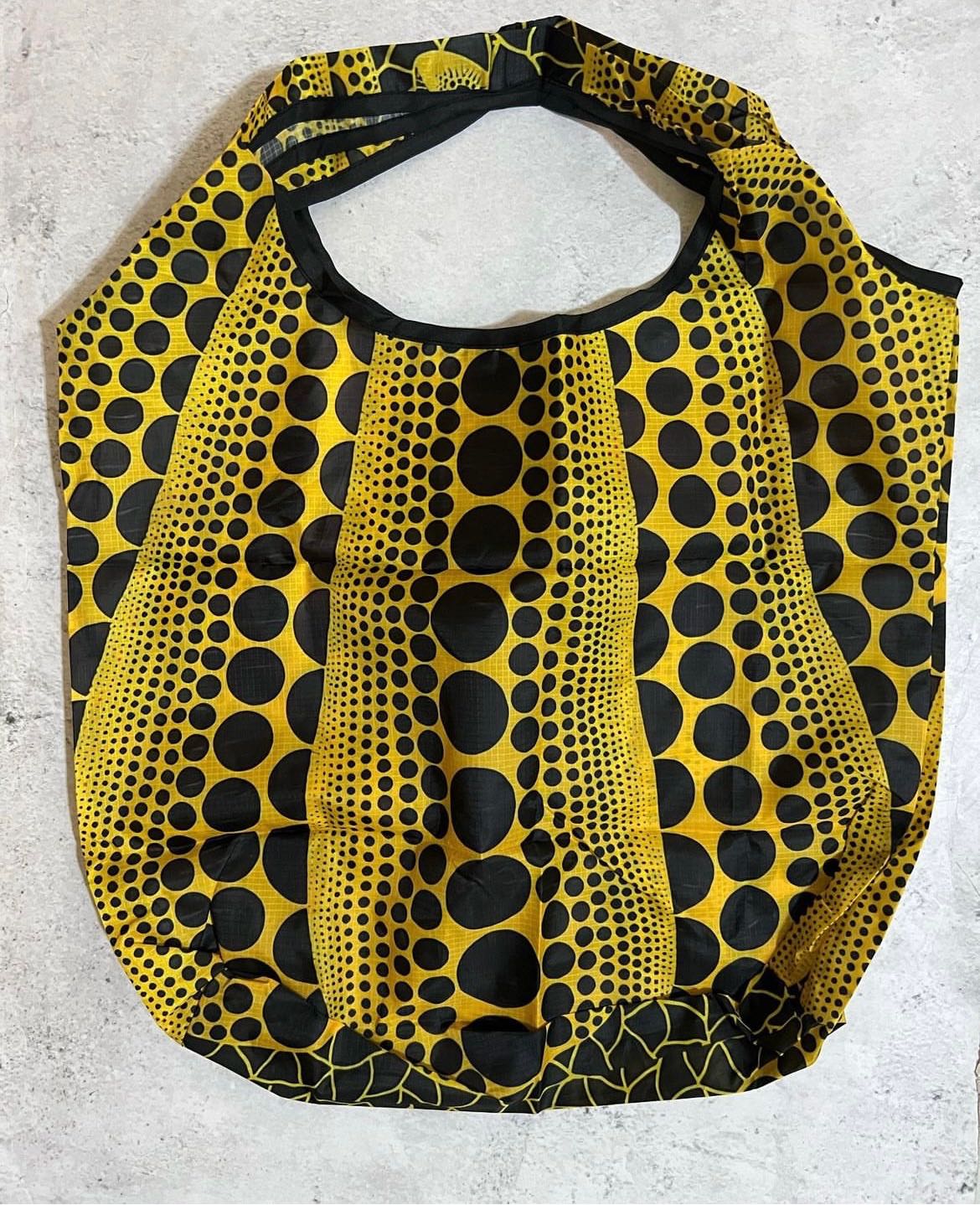 LoVerfuL Yellow Dot Print Large Capacity Shopping Bag 