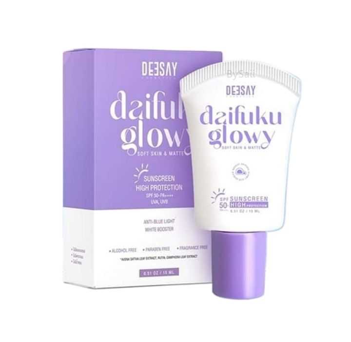 Deesay Daifuku Glowy SPF50+ PA++++ กันแดด ไดฟูกุ กันแดดฟิลเตอร์ 15ml